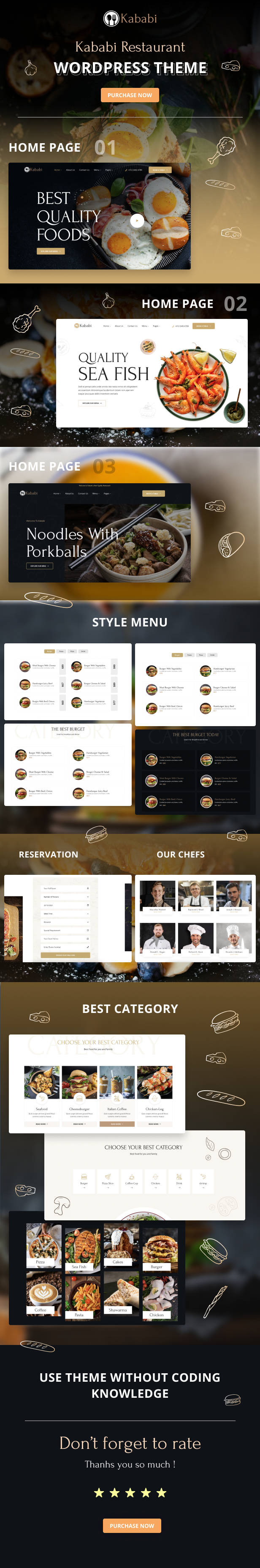 Kababi Restaurant WordPress Theme