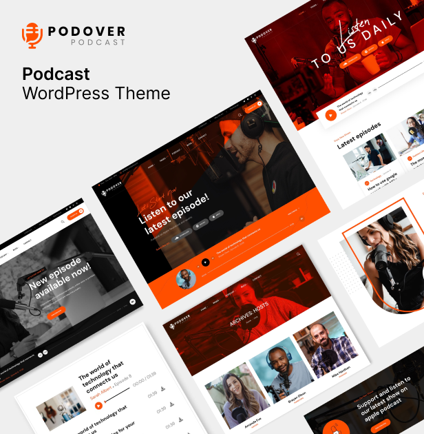 Podover - Podcast Wordpress Theme