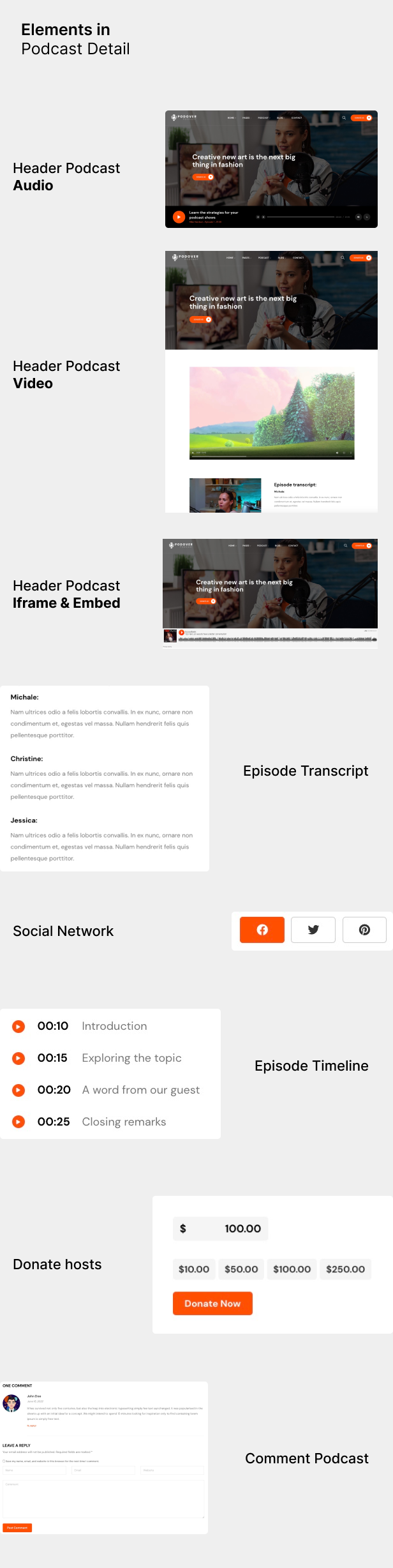 Podover - Podcast Wordpress Theme
