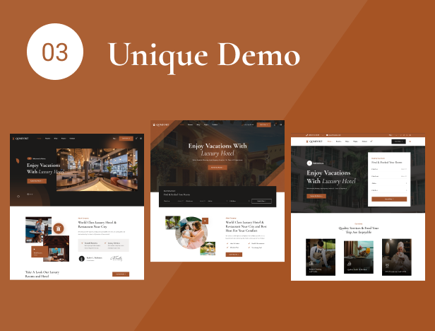 Qomfort - Hotel Booking WordPress Theme
