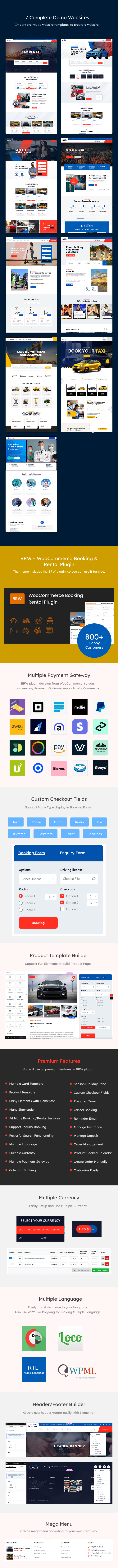 Remons - WooCommerce Booking & Rental WordPress Theme