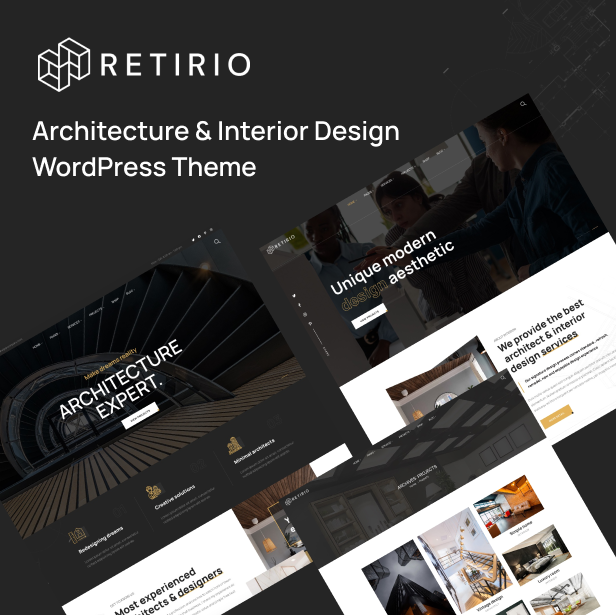 Retirio - Architecture and Interior WordPress Theme