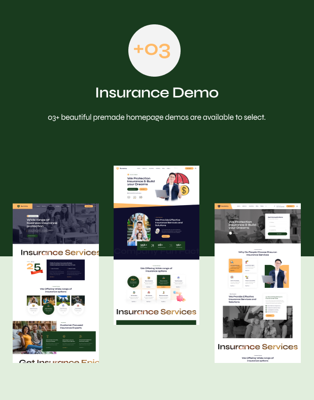 Surancy - Insurance Agency WordPress Theme