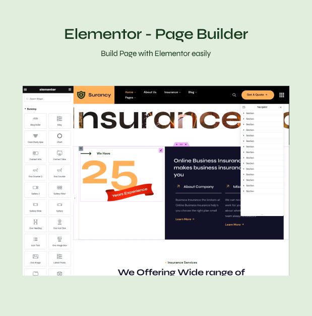 Surancy - Insurance Agency WordPress Theme
