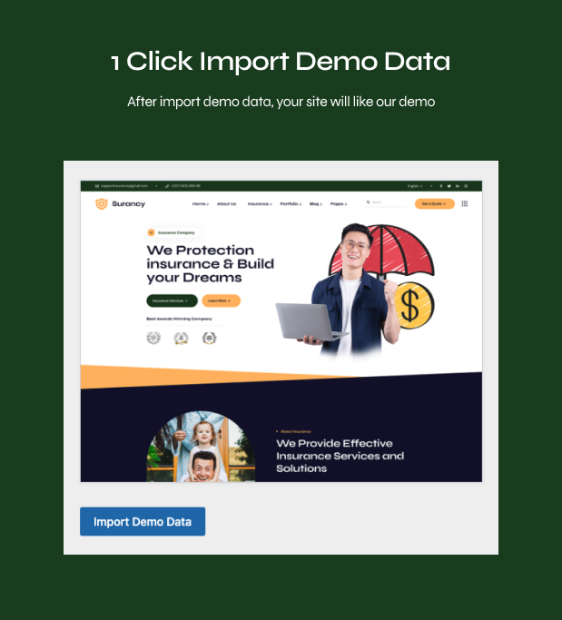Surancy - Insurance Agency WordPress Theme