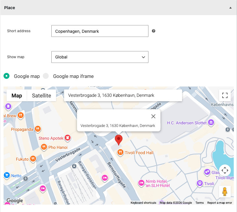 Setup Map
